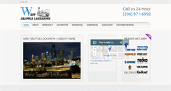Desktop Screenshot of locksmithwestseattle.com